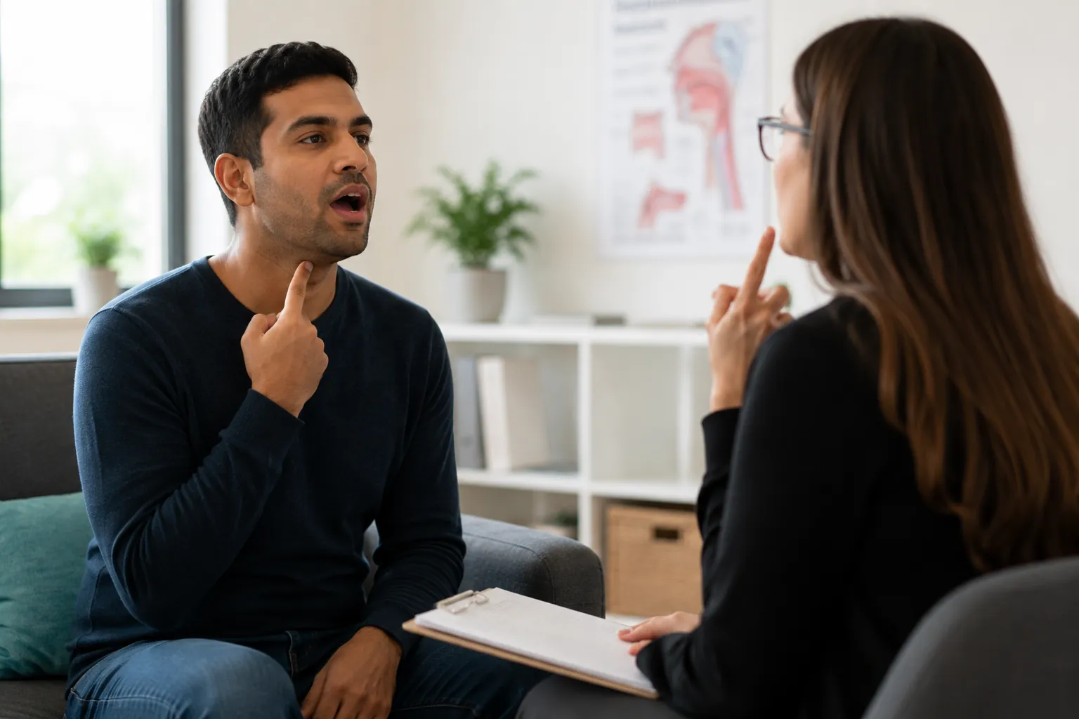 Adult speech therapy