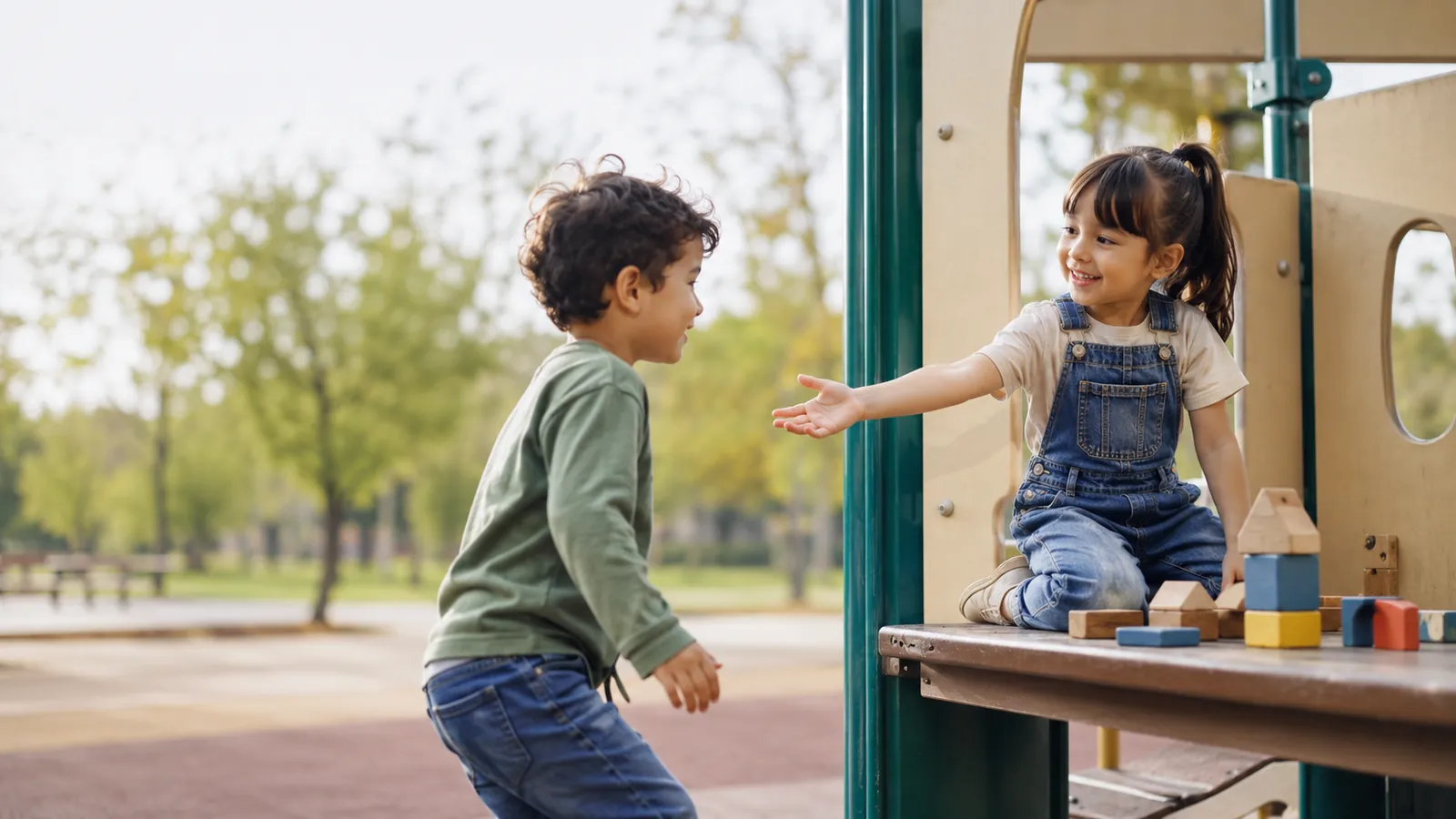 Children playing together